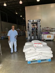 2023 kitchen food to foodbank warehouse 225x300